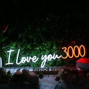 I love You 3000 Neon Sign