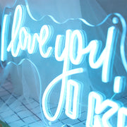 I Love You I Know Neon Sign