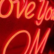 I Love You Mom Neon Sign