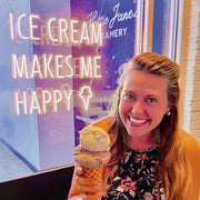 Ice Cream Makes Me Happy Neon Sign