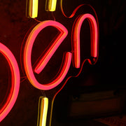 Ice Cream Open Neon Sign