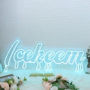 Icekeem Blue Neon Sign