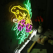 Iguana Alley Neon Sign