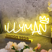 Illy Man Yellow Custom Neon Sign