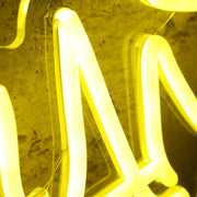 Illy Man Yellow Custom Neon Sign