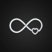 Infinity Heart Neon Sign