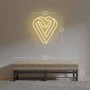 Infinity Heart Neon Sign