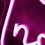 Inspiration Purple Neon Sign