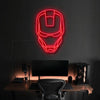 Iron Man Face Neon Sign