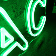 ISAAC Green Neon Sign