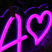 ISlA Purple Neon Sign