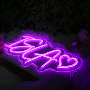 ISlA Purple Neon Sign