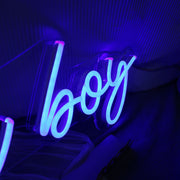 It Is A Boy Blue Neon Sign