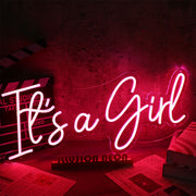 It Is A Girl Neon Sign