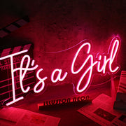 It Is A Girl Neon Sign