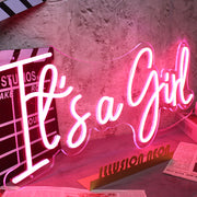 It Is A Girl Neon Sign