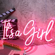 It Is A Girl Neon Sign