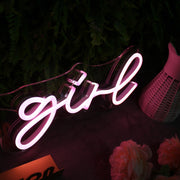 It Is A Girl Pink Custom LED Neon Sign