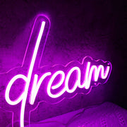 It Was All A Dream Dark Purple Neon Sign