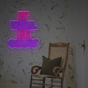 It Will Be Okay For Man Cave LED Neon Sign