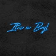 Its A Boy Babyshower Neon Sign