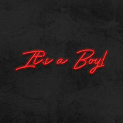 Its A Boy Babyshower Neon Sign