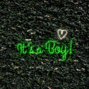 Its A Boy With Heart Neon Sign