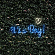 Its A Boy With Heart Neon Sign