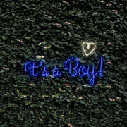 Its A Boy With Heart Neon Sign