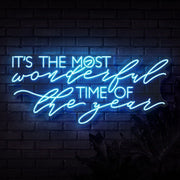 Its The Most Wonderful Time Of The Year Neon Sign