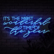 Its The Most Wonderful Time Of The Year Neon Sign