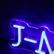 J-MAY'S Blue Neon Sign