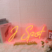 J Spot Red Custom Neon Sign