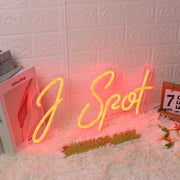 J Spot Red Custom Neon Sign