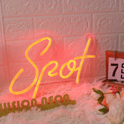 J Spot Red Custom Neon Sign