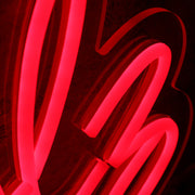 J Style Orange Neon Sign