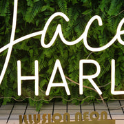 Jace Harlan Yellow Neon Sign