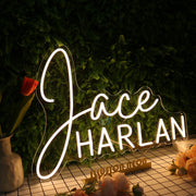 Jace Harlan Yellow Neon Sign