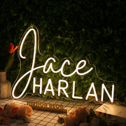 Jace Harlan Yellow Neon Sign