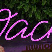 Jackie Purple Neon Sign