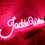 Jackie Watson Red Neon Sign