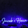 Jacob Houa Blue Neon Sign