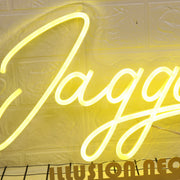 Jaggo Yellow Neon Sign