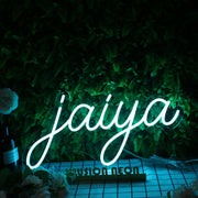 Jaiya Blue Neon Sign