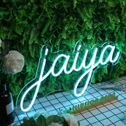 Jaiya Blue Neon Sign