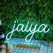 Jaiya Blue Neon Sign