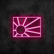 Japan Rising Sun Neon Sign