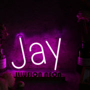 Jay Name Neon Sign