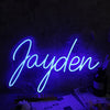 Jayden Blue Neon Sign