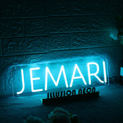 Jemari Blue Neon Sign